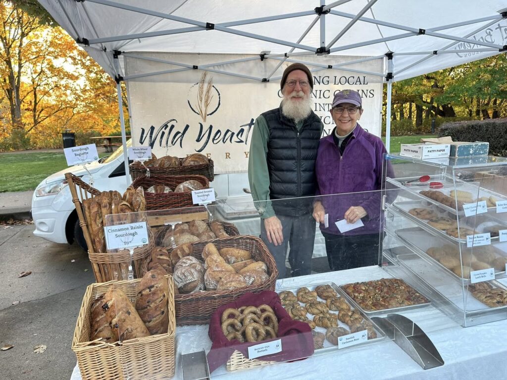 Craig and April at the Farmers' Market 2025